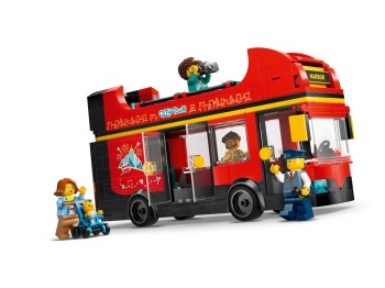 LEGO 60407 City Czerwony, piętrowy autokar
