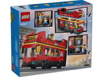 LEGO 60407 City Czerwony, piętrowy autokar