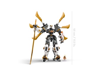 LEGO 71821 Ninjago Tytanowy smok-mech Cole’a