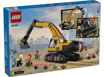LEGO 60420 City Żółta koparka