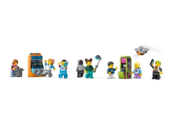 LEGO 60421 City Park Świat Robotów z rollercoasterem