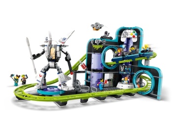 LEGO 60421 City Park Świat Robotów z rollercoasterem