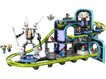 LEGO 60421 City Park Świat Robotów z rollercoasterem