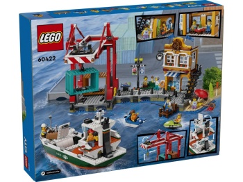 LEGO 60422 City Nadmorski port ze statkiem towarowym