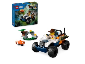 LEGO 60424 City Quad badacza dżungli z pandą czerwoną