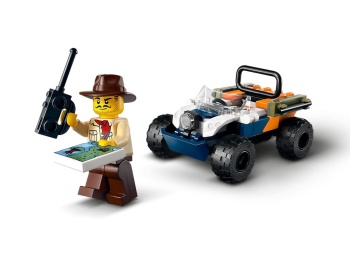 LEGO 60424 City Quad badacza dżungli z pandą czerwoną