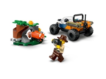 LEGO 60424 City Quad badacza dżungli z pandą czerwoną