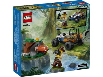 LEGO 60424 City Quad badacza dżungli z pandą czerwoną