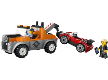 LEGO 60435 City Samochód pomocy drogowej i naprawa sportowego auta