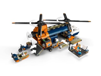 LEGO 60437 City Helikopter badaczy dżungli w bazie