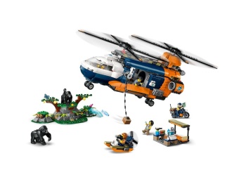 LEGO 60437 City Helikopter badaczy dżungli w bazie