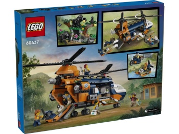 LEGO 60437 City Helikopter badaczy dżungli w bazie