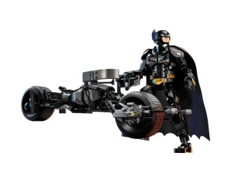 LEGO 76273 Super Heroes Figurka Batmana™ do zbudowania i batcykl