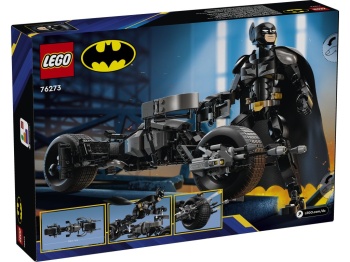 LEGO 76273 Super Heroes Figurka Batmana™ do zbudowania i batcykl