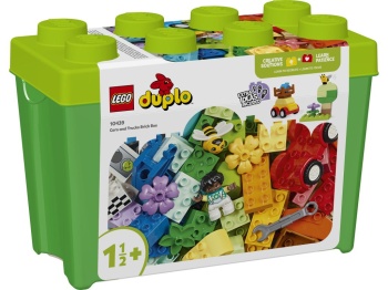 LEGO 10439 DUPLO Pudełko w kształcie klocka z autami i ciężarówkami