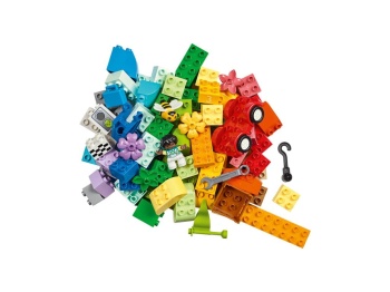 LEGO 10439 DUPLO Pudełko w kształcie klocka z autami i ciężarówkami