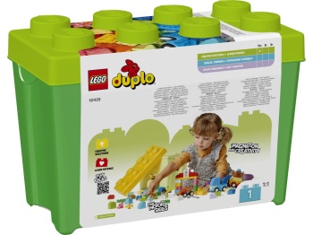 LEGO 10439 DUPLO Pudełko w kształcie klocka z autami i ciężarówkami