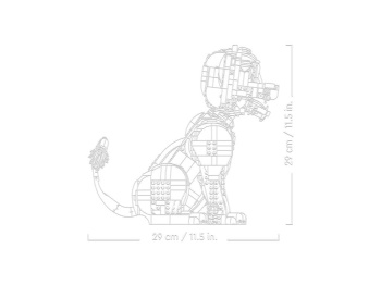 LEGO 43247 Disney Król Lew - młody Simba