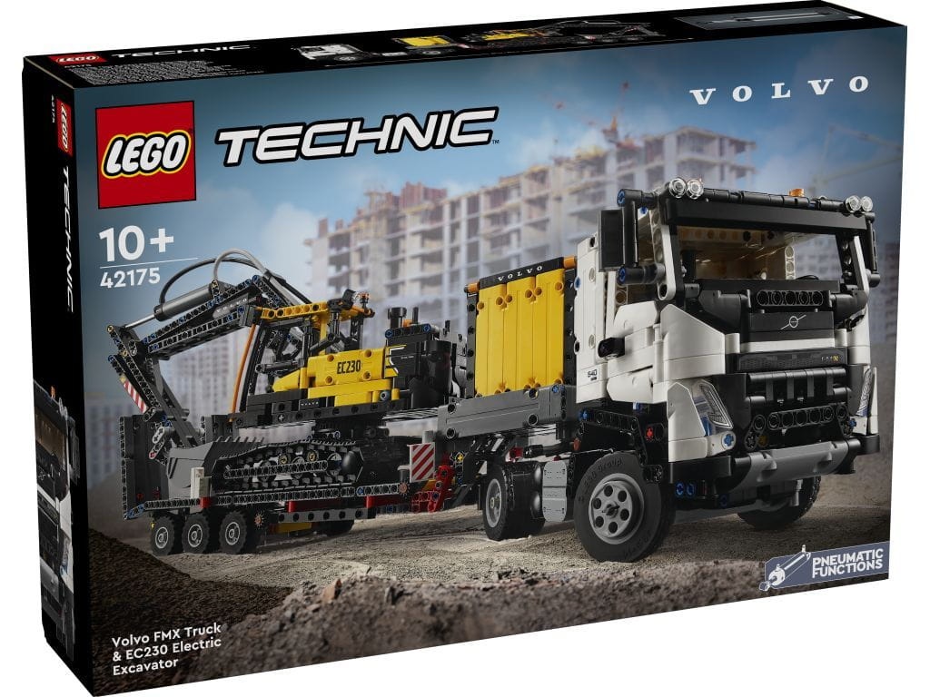 LEGO 42175 Technic Ciężarówka Volvo FMX i koparka