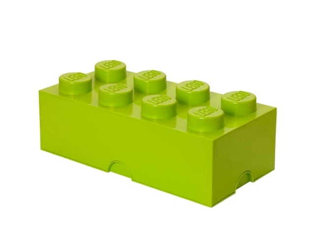 LEGO Friends 40041745 Pojemnik na klocki 4x2 jasnozielony