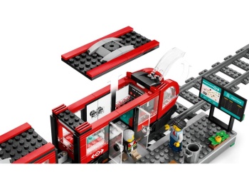 LEGO 60423 City Tramwaj miejski ze stacją