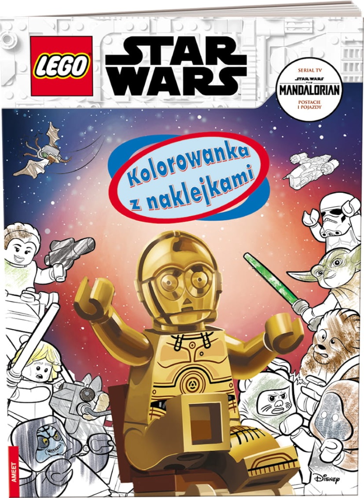 LEGO NA6303 Star Wars Kolorowanka z Naklejkami