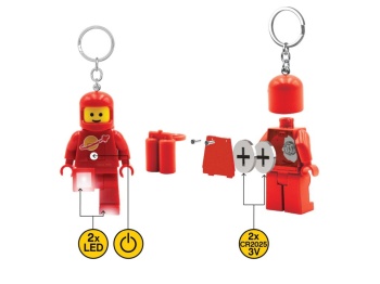 LEGO KE10HR Brelok z latarką Czerwony astronauta
