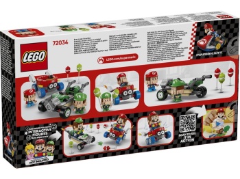 LEGO 72034 Super Mario  Mario kart – baby Mario kontra baby Luigi