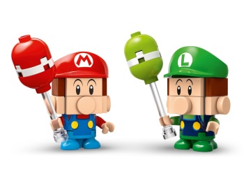 LEGO 72034 Super Mario  Mario kart – baby Mario kontra baby Luigi