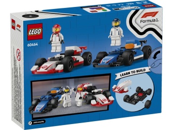 LEGO 60464 City  F1 Bolidy Williams Racing i Haas F1