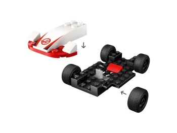 LEGO 60464 City  F1 Bolidy Williams Racing i Haas F1