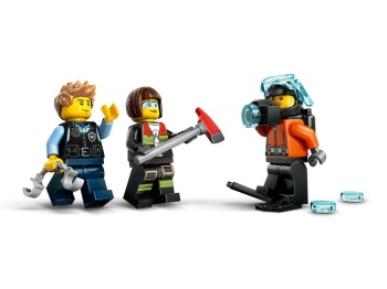 LEGO 60462 City  Zestaw z helikopterem, wozem strażackim i łodzią podwodną