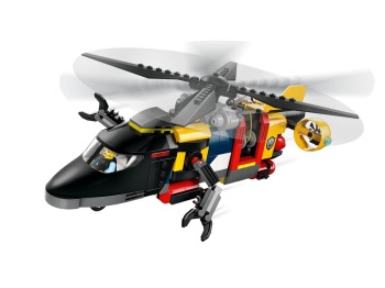 LEGO 60462 City  Zestaw z helikopterem, wozem strażackim i łodzią podwodną