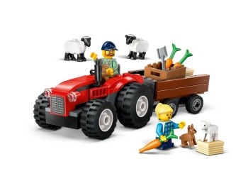 LEGO 60461 City  Czerwony traktor z przyczepą i owcą