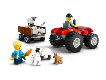 LEGO 60461 City  Czerwony traktor z przyczepą i owcą