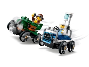 LEGO 60459 City  Zestaw wyścigówek: samolot kontra łóżko szpitalne