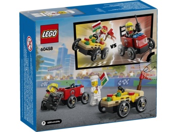 LEGO 60458 City  Zestaw wyścigówek: pizza kontra wóz strażacki