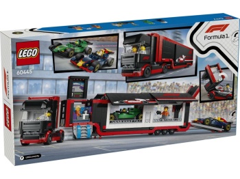 LEGO 60445 City   F1 Ciężarówka z bolidami RB20 i AMR24 F1