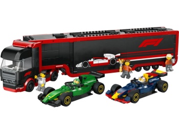 LEGO 60445 City   F1 Ciężarówka z bolidami RB20 i AMR24 F1