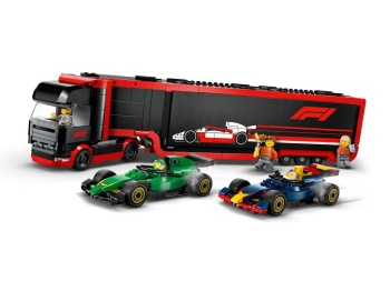 LEGO 60445 City   F1 Ciężarówka z bolidami RB20 i AMR24 F1