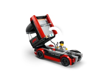 LEGO 60445 City   F1 Ciężarówka z bolidami RB20 i AMR24 F1