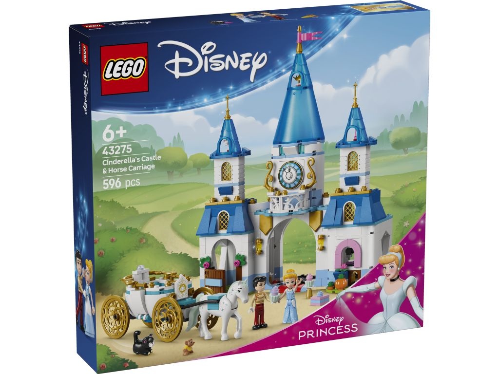 LEGO 43275 Disney Princess Zamek kopciuszka i kareta