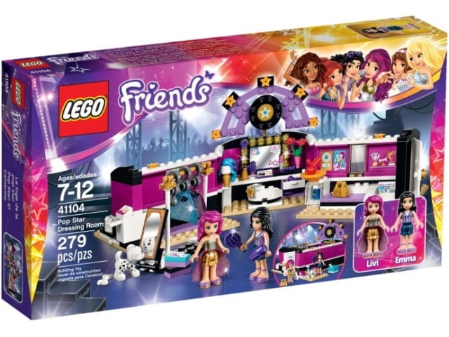 LEGO Friends 41104 Garderoba gwiazdy Pop