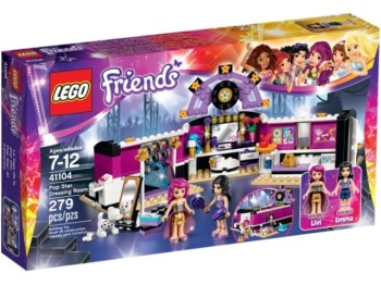 LEGO Friends 41104 Garderoba gwiazdy Pop