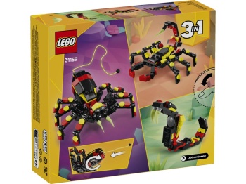 LEGO 31159 Creator  Dzikie zwierzę: niezwykły pająk