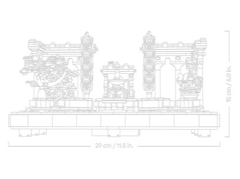 LEGO 10359 Icons  Fontanna w ogrodzie