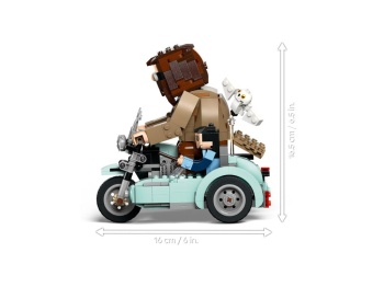 LEGO 76443 Harry Potter  Przejażdżka motocyklowa Hagrida i Harry’ego