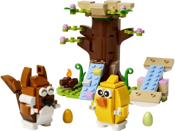 LEGO 40709 Iconic  Wiosenny plac zabaw dla zwierzątek