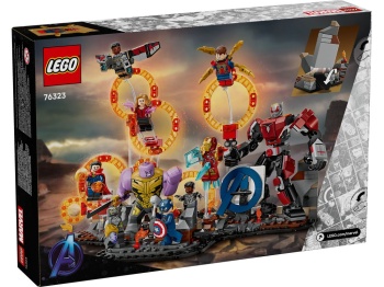 LEGO 76323 Super Heroes Avengers: Koniec gry — ostateczna bitwa