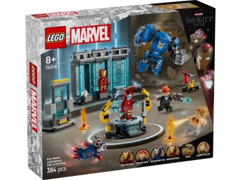 LEGO 76315 Super Heroes Laboratorium Iron Mana: Zbrojownia